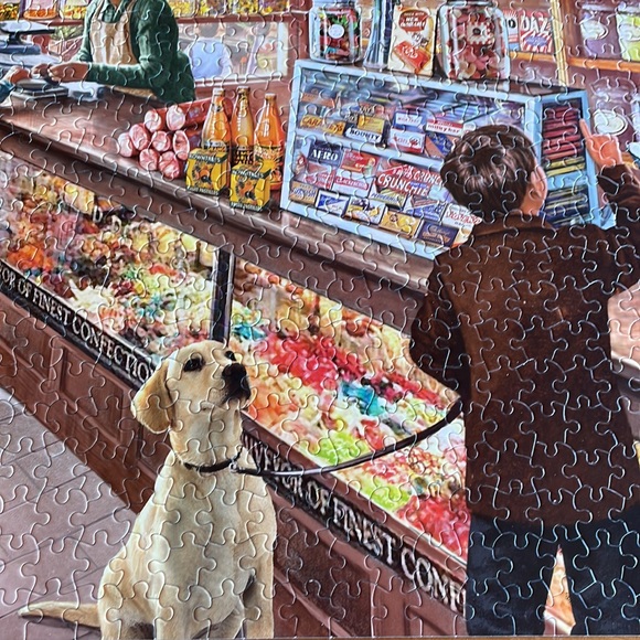 White Mountain Puzzle. Old Candy Store. 1000 Pieces. EUC. Jigsaw Puzzle - Picture 5 of 8